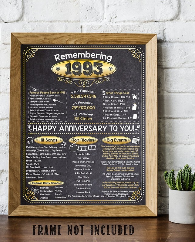 33rd Anniversary Party Decorations (Thirty-Three) - Remembering The Year 1993 gallery