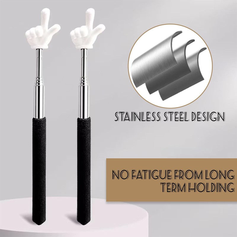Telescopic Retractable Finger Pointer Sticks for Teachers & Classroom (2 Pcs) gallery