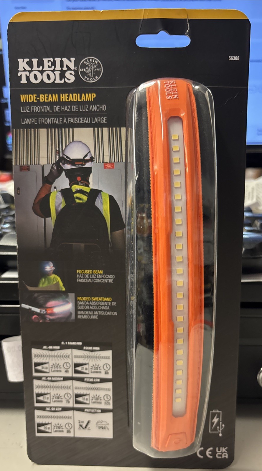 Klein Tools 56308 Widebeam Headlamp with Strap gallery