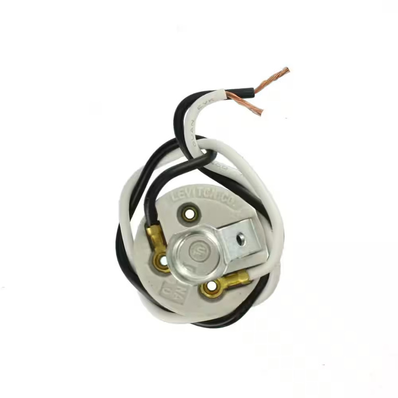 660W Medium Base One-Piece Single Circuit Keyless Bracket Mount Unglazed Porcela gallery