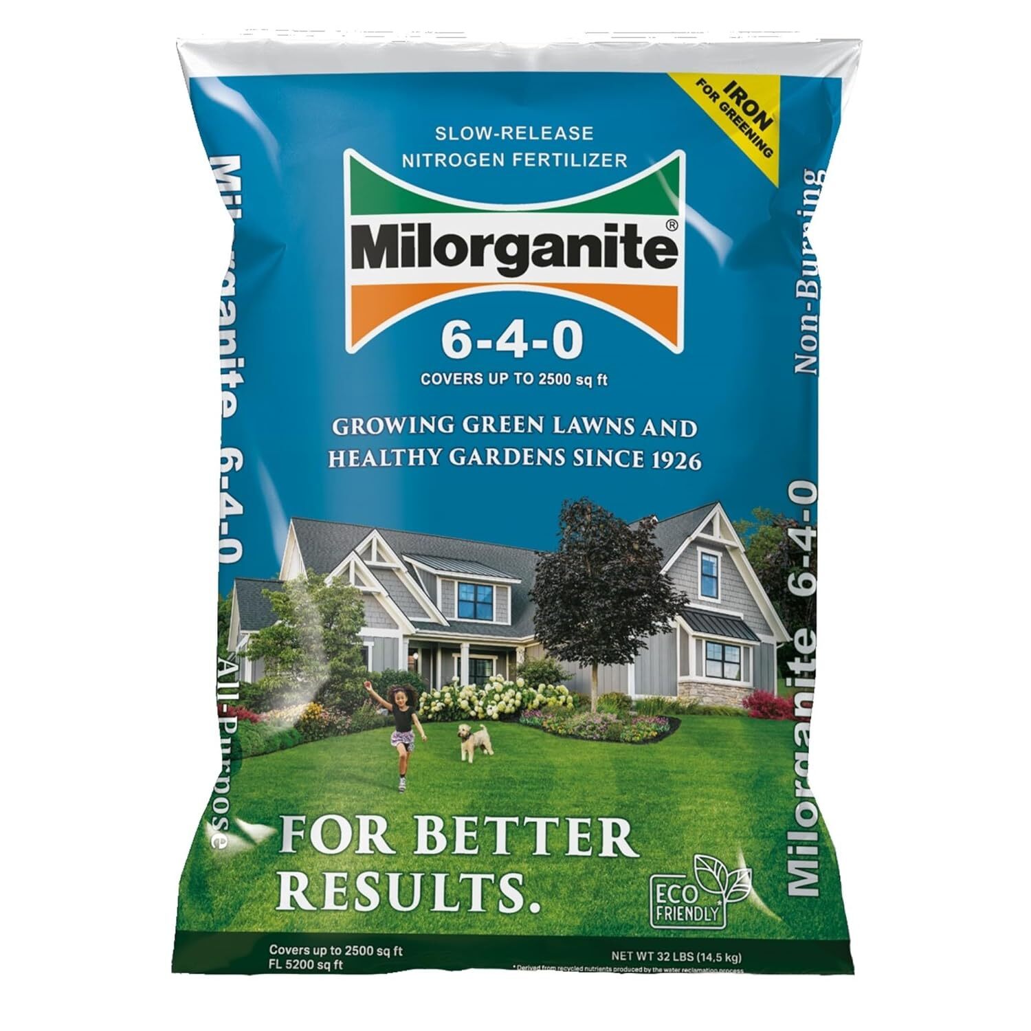 Milorganite Nitrogen Fertilizer, 32 Lb Repaired Bag gallery
