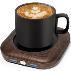 Zonopy Mug Warmer – 3-Temp Settings Coffee Mug Warmer for Desk with 4 Hrs Aut…