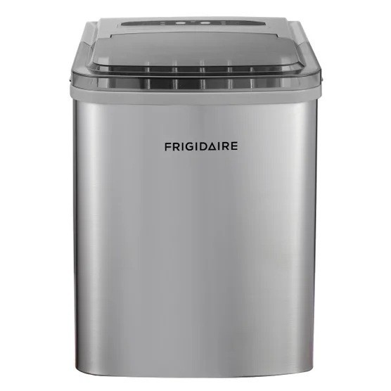 Frigidaire Portable Bullet Ice Maker Self Cleaning 26 lb/Day 6 Min Stainless NEW gallery