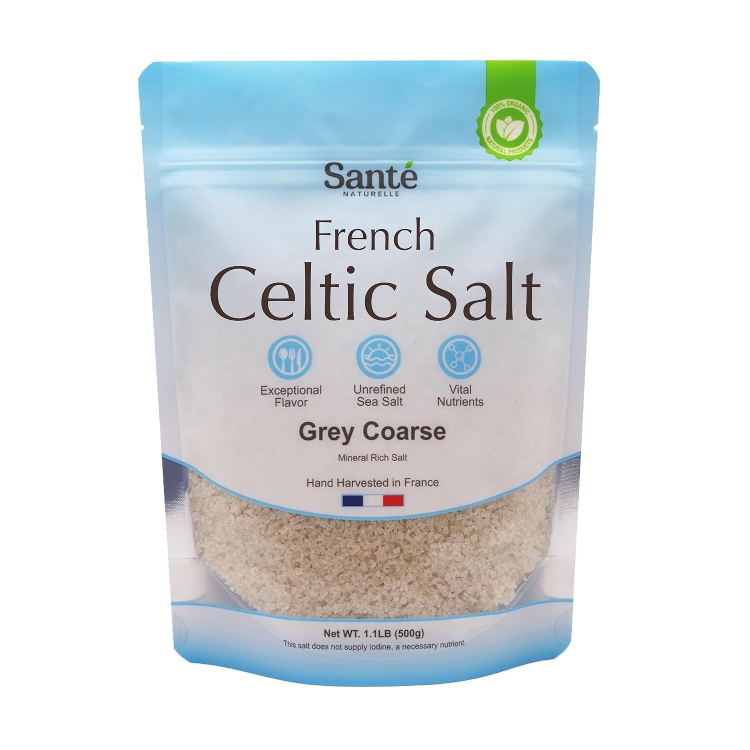 Celtic Salt - 1.1Lb (18Oz) Grey Coarse Sea Salt, Unrefined French Celtic Sea Sal gallery