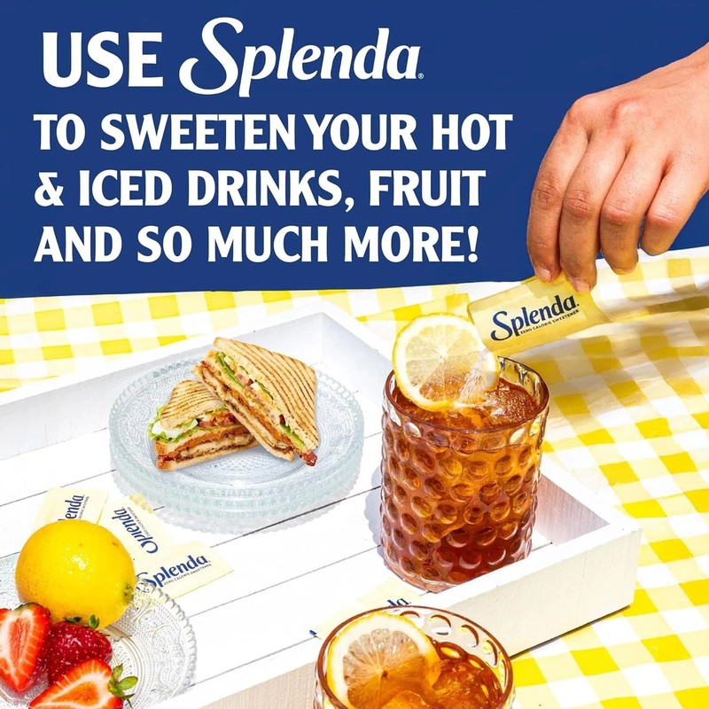 SPLENDA Zero Calorie Sweetener Value Pack, 800 Count Packets gallery