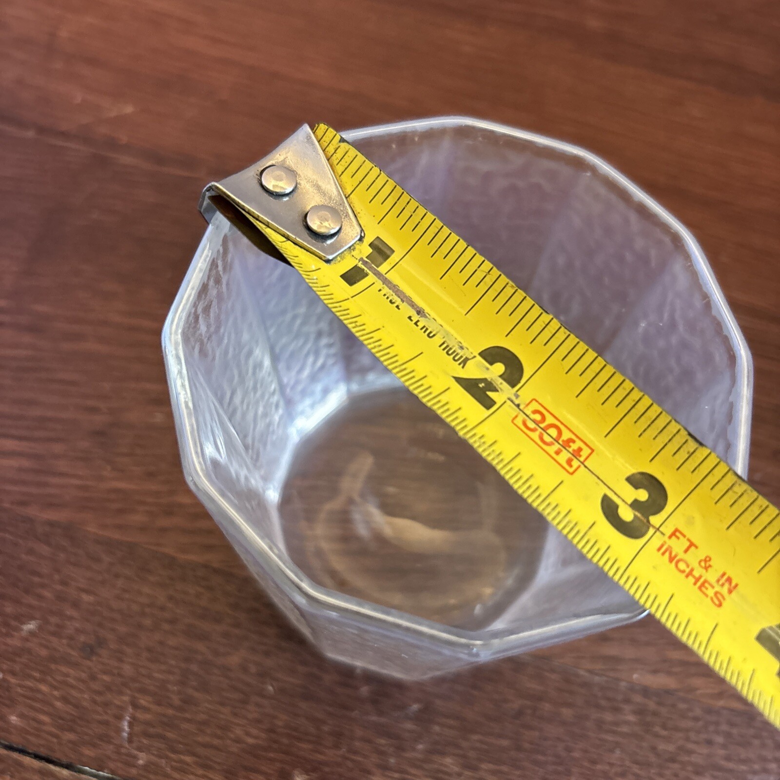 Single Vintage Hammered, Iridescent, Moon-Glow Dodecagon Tumbler Federal Glass gallery