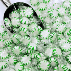 Spearmint Starlight Mints Wrapped bulk Candy -1,2,3 lbs. | Free Shipping!