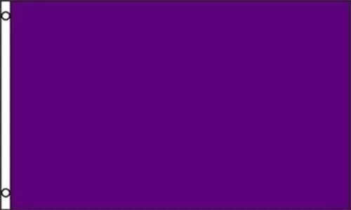 3X5 Purple Flag Solid Plain Purple Premium Banner Grommets Polyester 100D