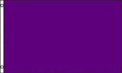3X5 Purple Flag Solid Plain Purple Premium Banner Grommets Polyester 100D