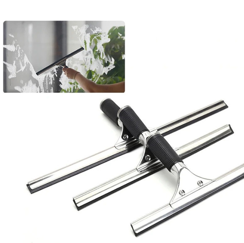 1pcs Glass Cleaning Squeegee Window Wiper 25/35/45cm Rubber Blade Cleaner - NEW gallery