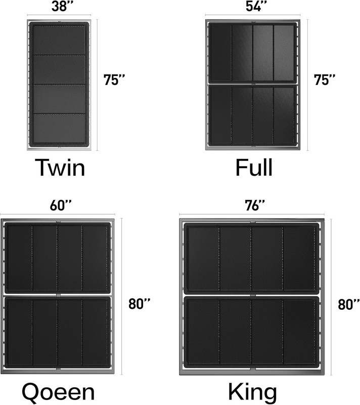 Bunkie Board 10MM, Folding Spring Box, Light and Thin, Twin (75x38") gallery