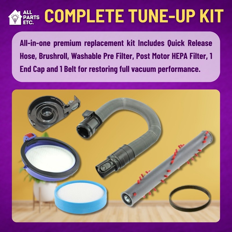 Replacement TuneUp Kit for Dyson DC25 Vacuums Brushroll, Filters & More - 6 Pack gallery