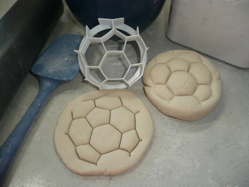SOCCER BALL DESIGN PATTERN CONCHA CUTTER MEXICAN SWEET BREAD STAMP USA PR4615 gallery