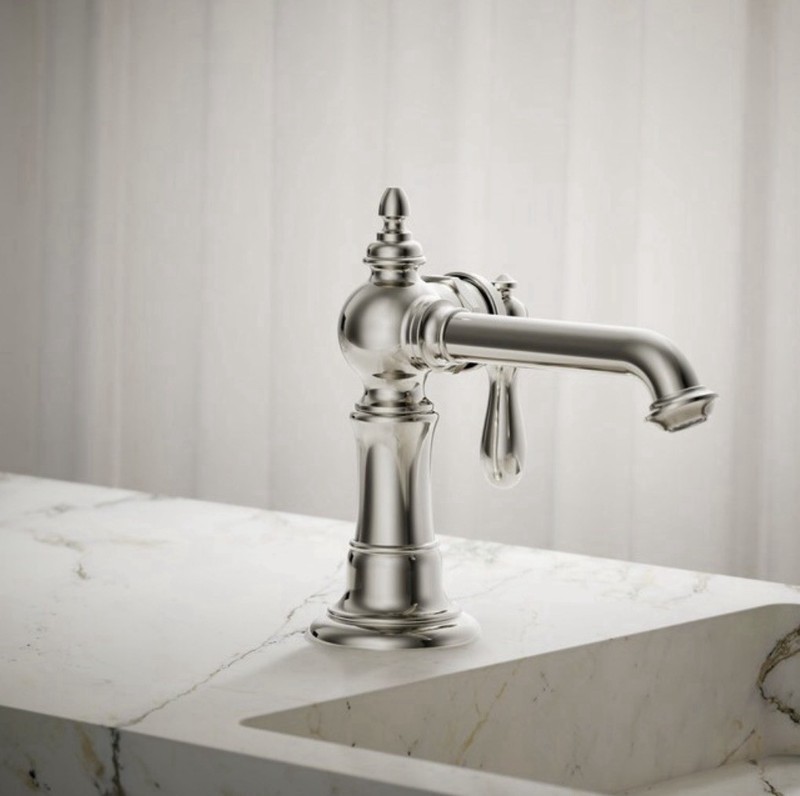 Kohler Artifacts Single Handle Bathroom Sink Faucet Vibrant Polished Nickel gallery