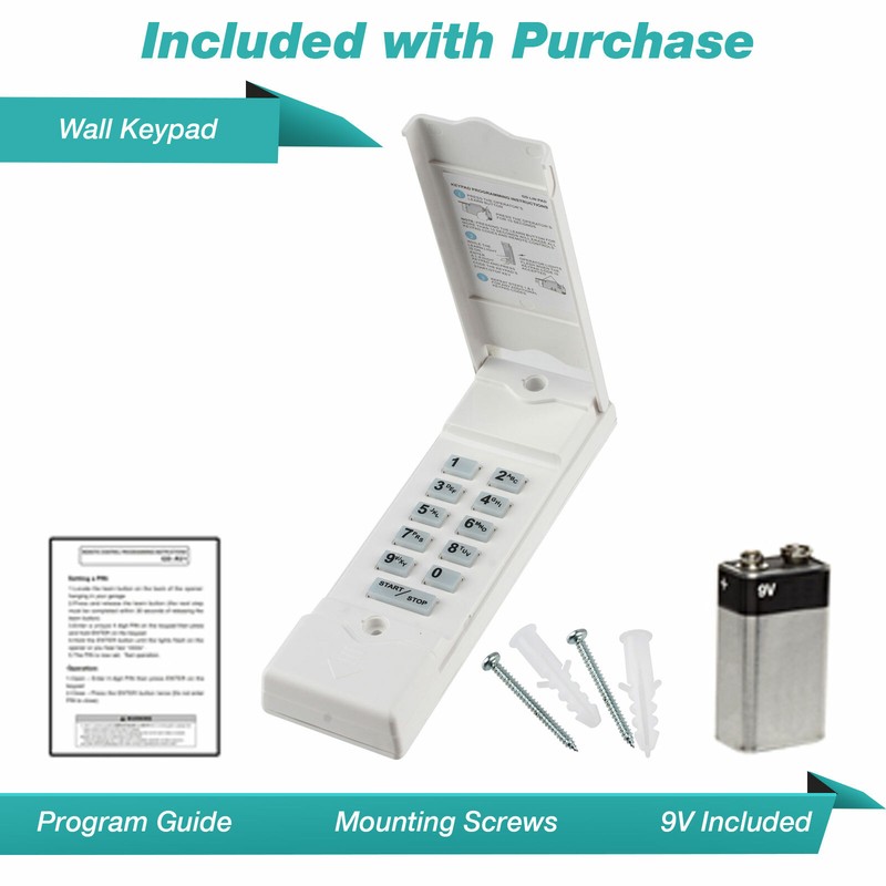 For Linear Model MDTK Keypad Transmitter Megacode Garage Door Wireless Pad gallery