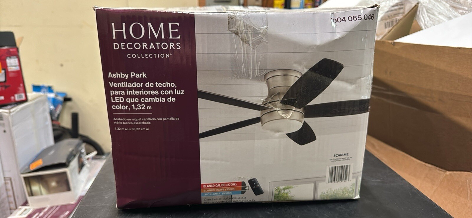 Home Decorators 59252 Ceiling Fan with LED Light and Remote Control gallery