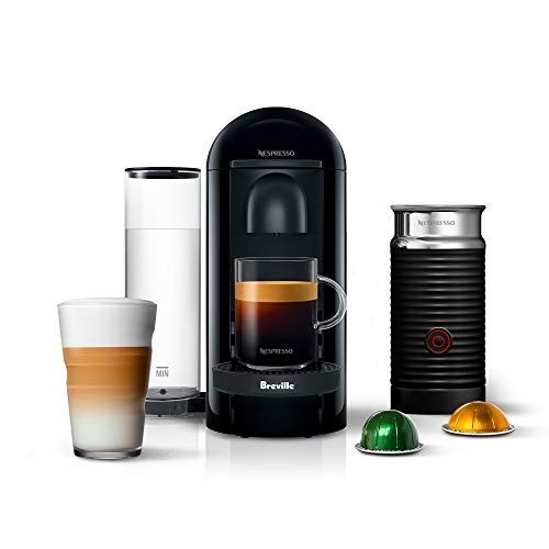 Nespresso Vertuo Plus Bundle Coffee Machine by Breville w Milk Frother Ink Black gallery