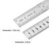 Straight Ruler Set 15CM 20CM 30CM 40CM 50CM Stainless Steel Ruler Kit gallery
