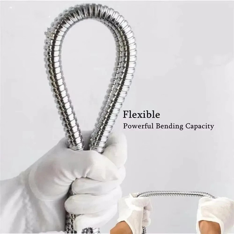 2M Shower Head Hose Handheld Extra Long Stainless Steel Bathroom Flexible Tube gallery