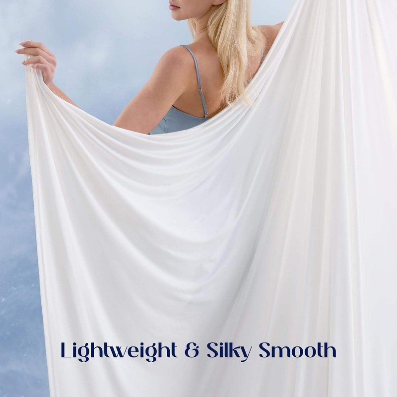 Cooling Sheets King Size, Cooling Fitted Breathable Bed Sheets & Flat Sheet gallery