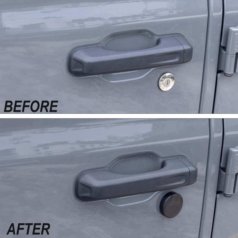 Keyhole Covers Compatible with 2018-2021 2022 2023 2024 2025 2026 Jeep Wrangl... gallery