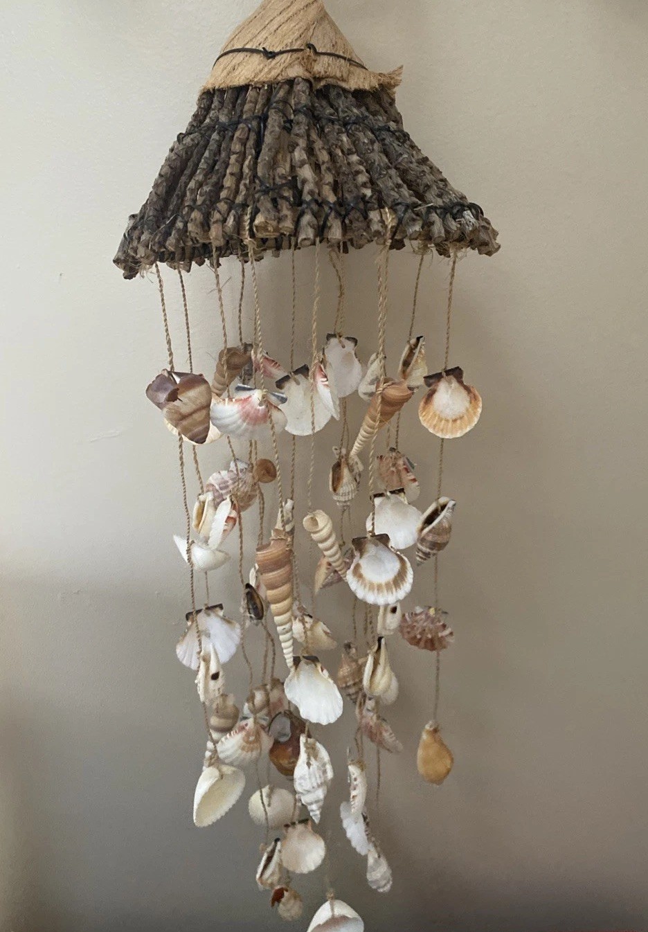 Real Seashells Wind Chimes 34” Pleasant Sound gallery