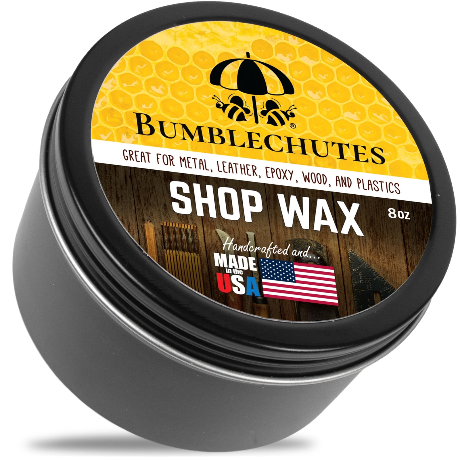 Bumblechutes All-Purpose Shop Wax - All Natural Metal and Wood Wax Finish Pas... gallery