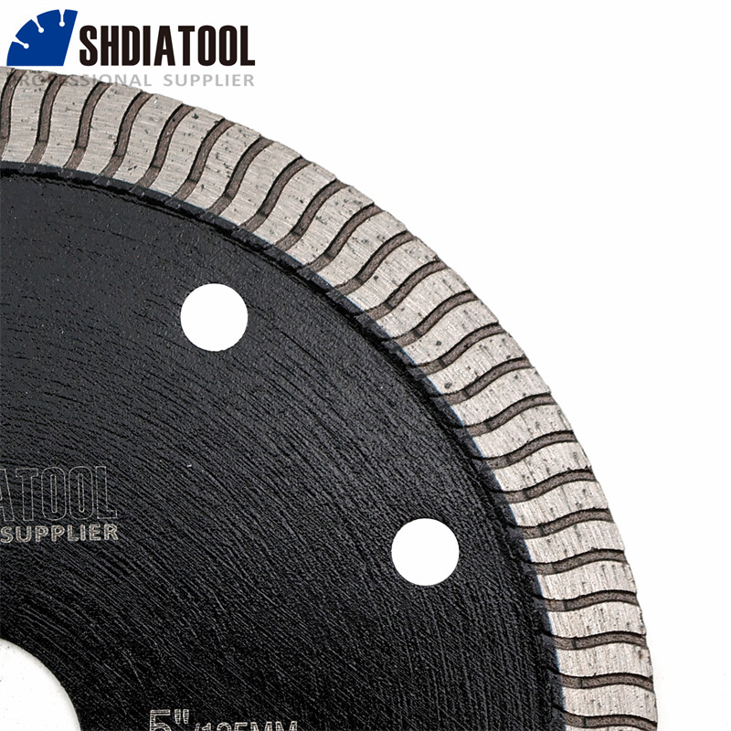 SHDIATOOL Superthin Mesh Diamond Narrow Turbo Blade 4.5/5" Cutting Ceramic Tile gallery