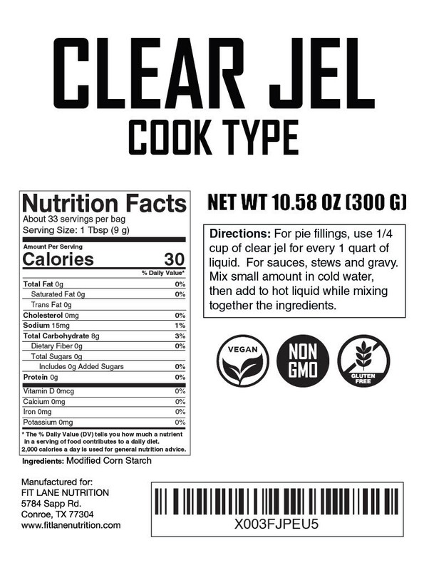 Clear Jel Cook Type Powder for Canning, Cooking and Pie Filling. 300 Gram Bag gallery