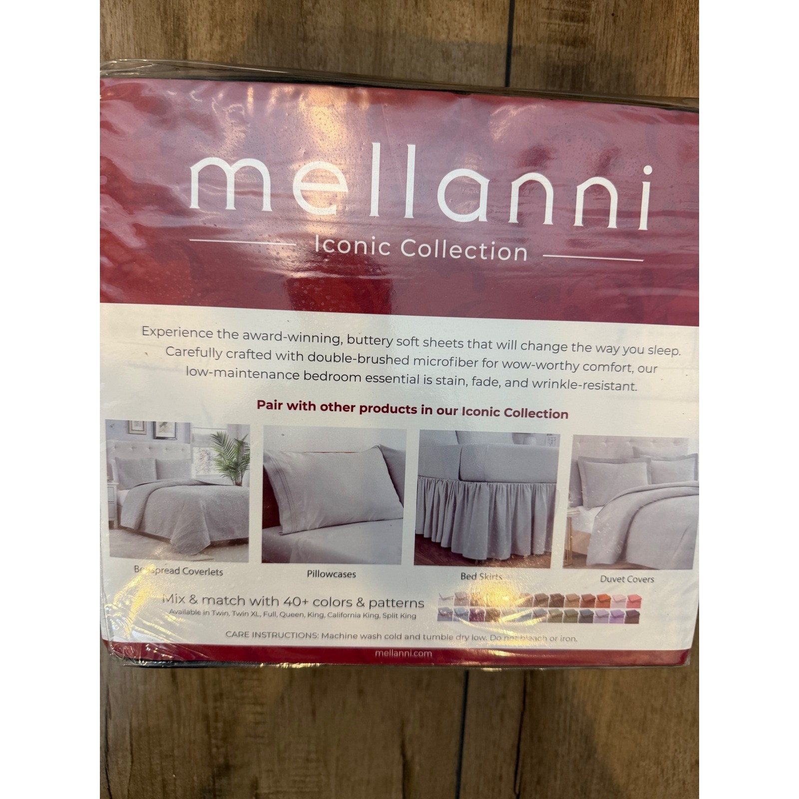 Mellanni Iconic Collection Queen Sheet Set 4 Piece Black Microfiber NCH 76-23 gallery