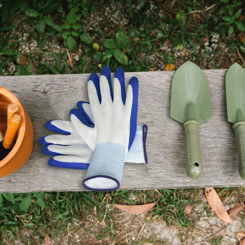 144 Pairs Gardening Work Gloves Bulk for Men Women, Breathable Rubber Coated Gar gallery