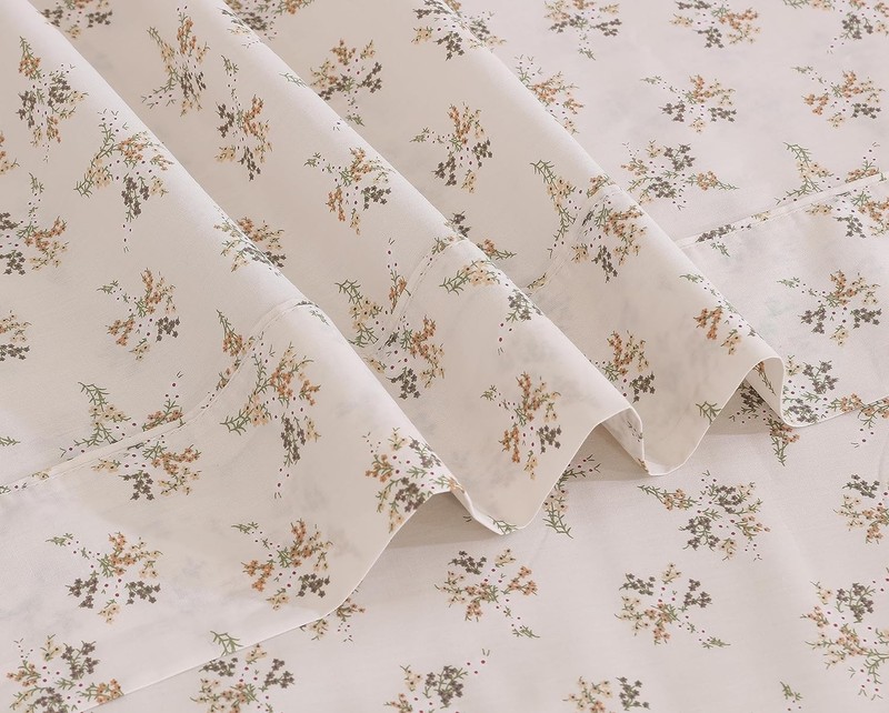 100% Cotton Percale Sheets Split King Size Crisp Cooling Bed Sheets for Hot gallery