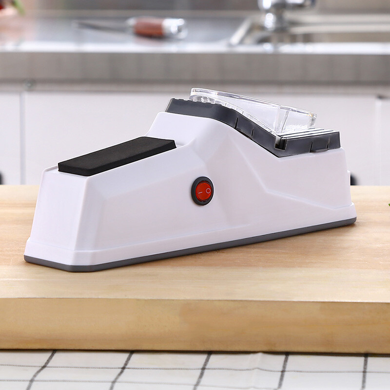 Electric Scissor & Knife Sharpener USB Charging Grinding Machine Straight Knives gallery