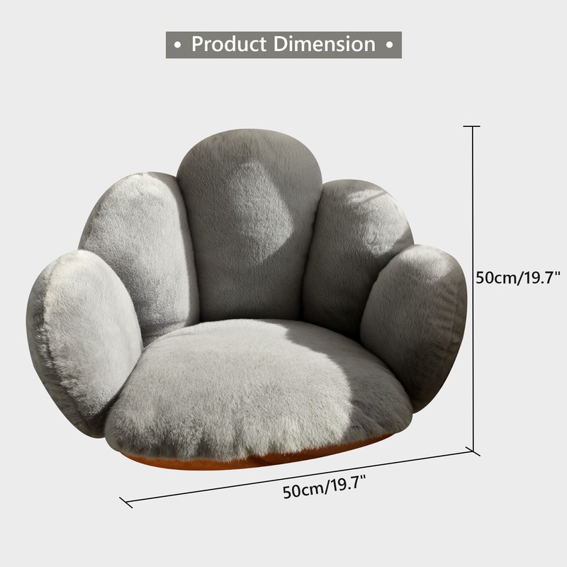 Cute Window Seat Cushion Comfy Half Surrounded Chair Pad Non-Slip for Seat Decor gallery