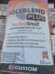Grout Customs POLYBLEND Plus Sanded 25LB Bag (Natural Gray 09)