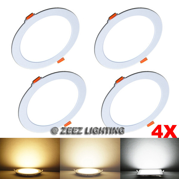 4X 15W 7-Inch Round Cool White Recessed Lighting Dimmable LED Ceiling Down Light gallery