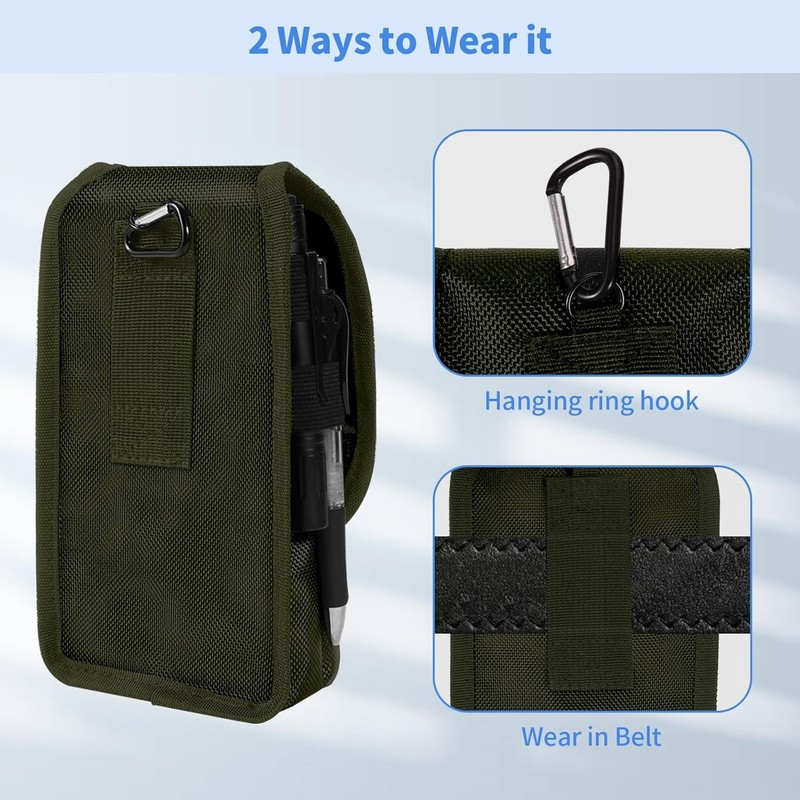 Belt Tool Pouch Multitool Organizer Holster Nylon Bag for EDC Gears Cellphone gallery