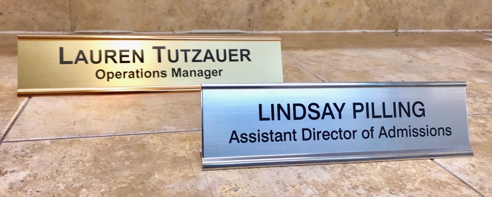 NAME PLATE OFFICE ENGRAVED DOOR/WALL PERSONALIZED 2X8, 2X10, 2X12 gallery
