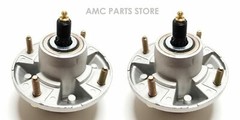 2 Spindle Assemblies for John Deere AM144377, AM135349, AM124498, AM131680