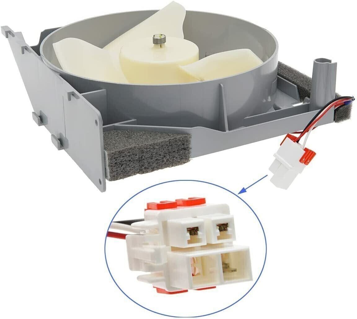Condenser Fan Motor Compatible with Samsung Refrigerator RF22KREDBSG RF28JBEDBSR gallery