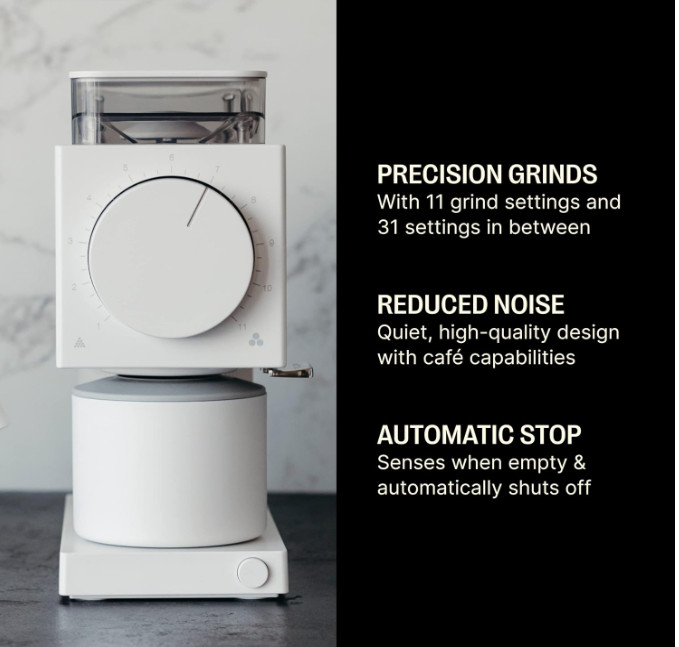 Fellow Ode Gen 2 Brew Grinder Matte White, Free Shipping gallery