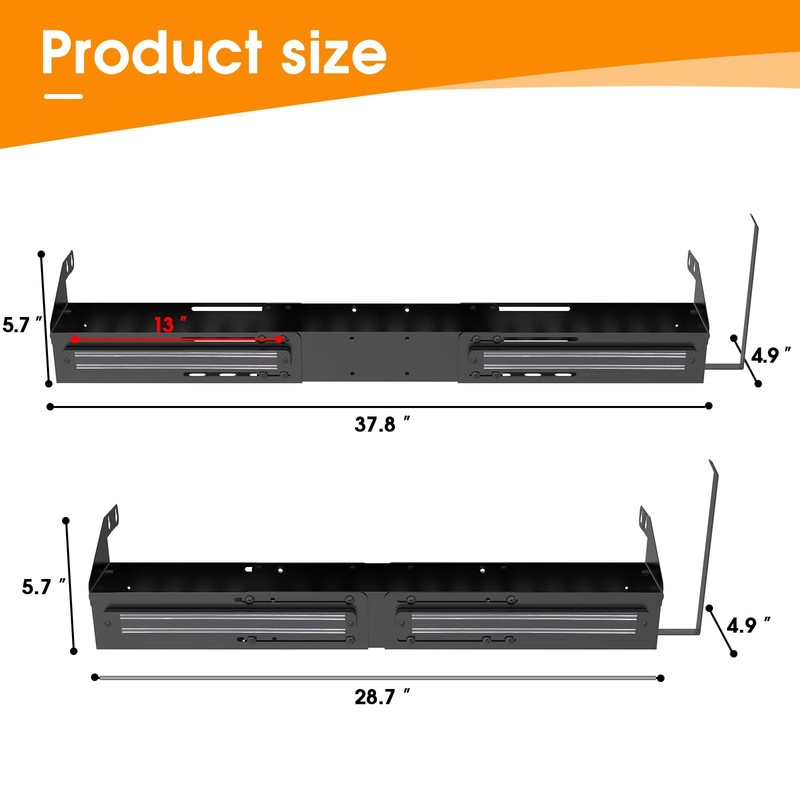 Universal Front Griddle Caddy for Blackstone Griddles from 28" to 36", Front ... gallery
