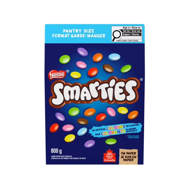 SMARTIES Milk Chocolate, Colourful Candy Shell, Pantry Size, 800g, FREE SHIPPING gallery