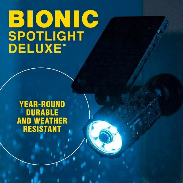 Bell + Howell Solar Lights Bionic Spotlight Deluxe Solar Powered Motion Security gallery
