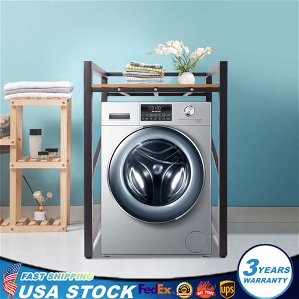 Height Adjustable Washing Machine Stacking Rack For Washer & Dryer Width ＜65cm