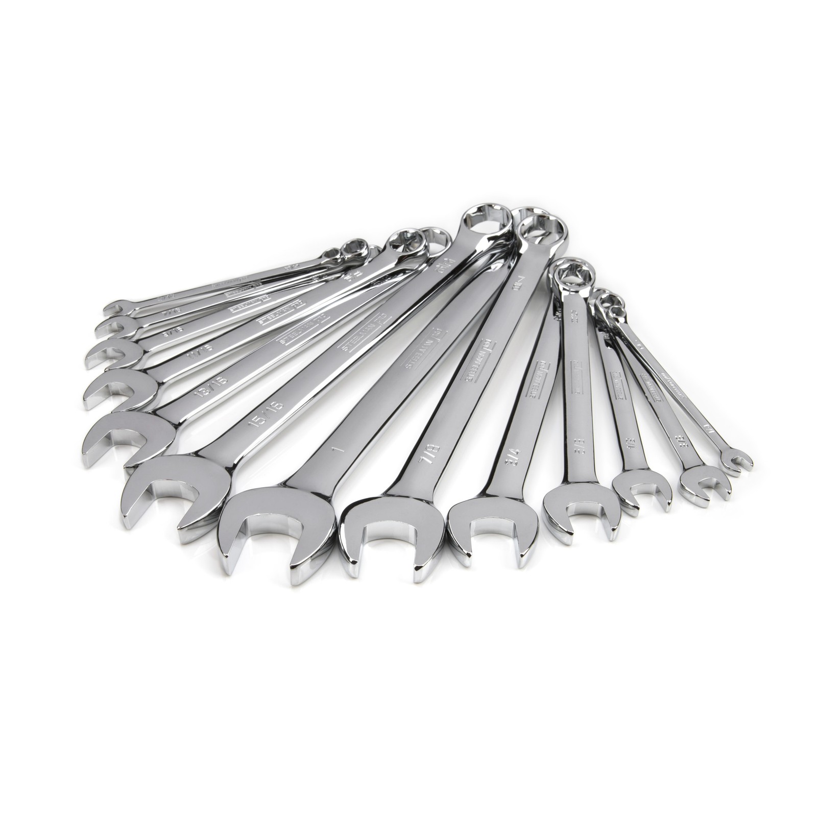 Steelman Pro 13 Piece SAE 6-Point Combination Wrench Set 78348 gallery