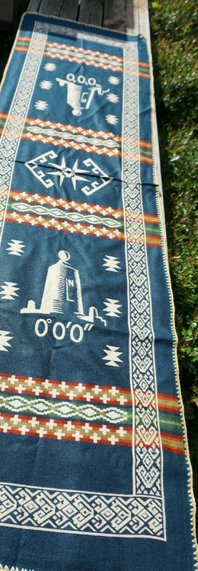 Table Runner Null Island Theme Geography (0°N 0°E) 64" X 18" gallery
