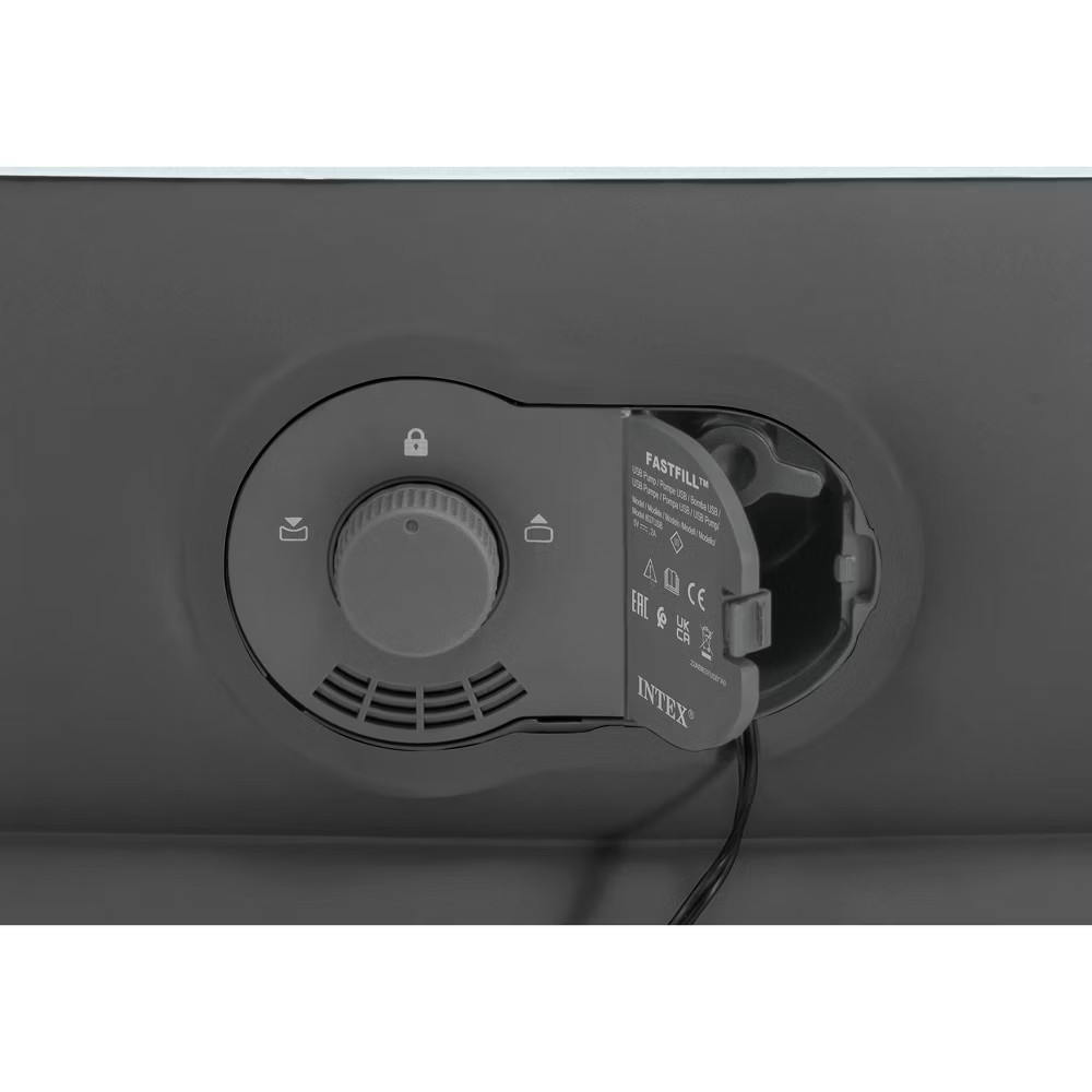 Intex Air Mattress Inflatable Compact TWIN Mid Rise 12" Internal USB Pump gallery