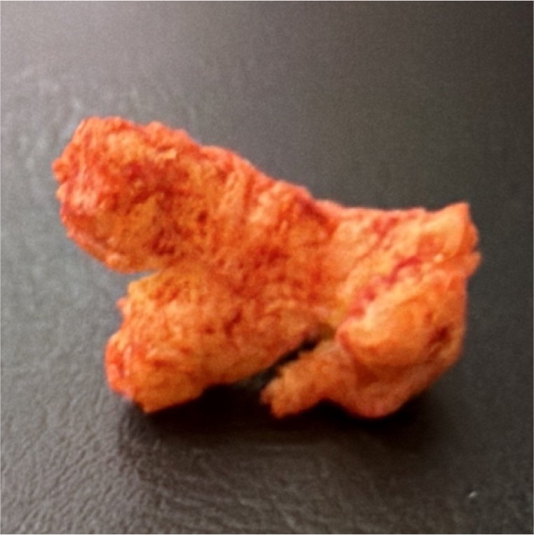 Single Cheese Puff Puffed Snack Piece / Puffed Cheese Snack Piece gallery