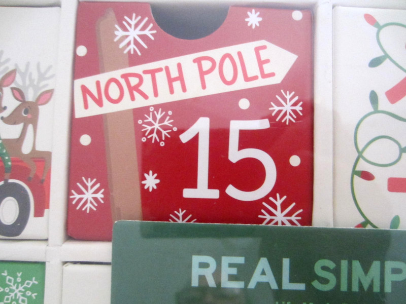 Customizable 24 Drawer House Shaped Advent Calendar Countdown to Christmas Holid gallery